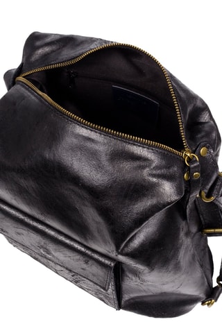 Mochila de piel - Negro