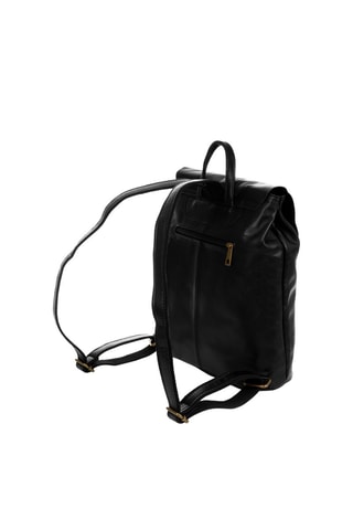 Mochila de piel - Negro