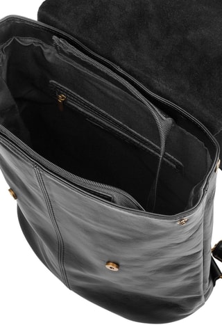 Mochila de piel - Negro