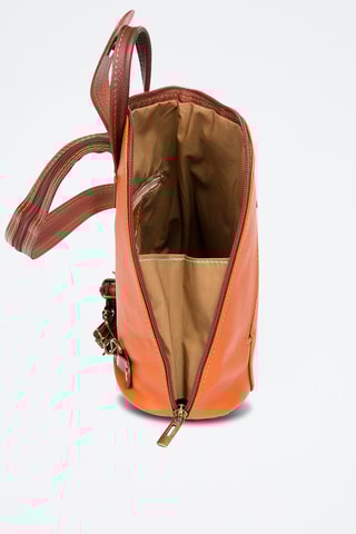 Mochila de piel - Naranja