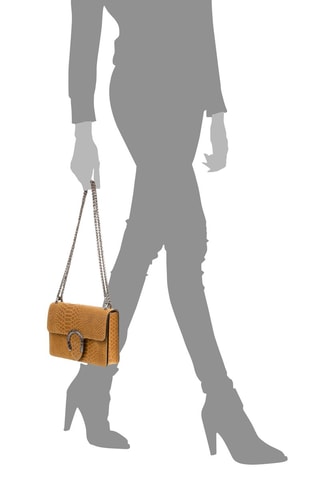 Bolso de piel - Camel 