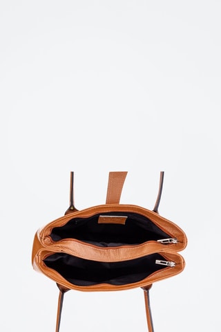 Bolso de piel Auditore - Marrón