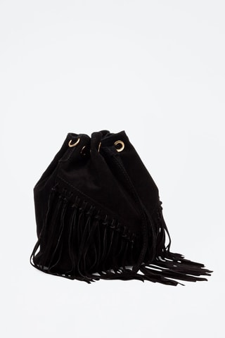 Bolso saco de nobuk Altomonte - Negro