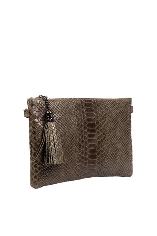 Bandolera de piel - Verde