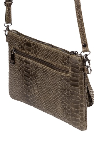 Bandolera de piel - Verde