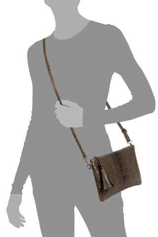 Bandolera de piel - Verde