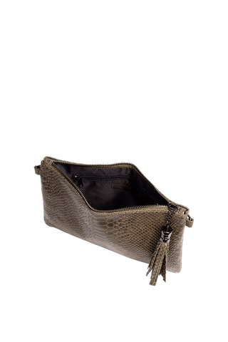 Bandolera de piel - Verde