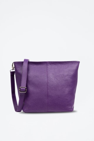 Bandolera de piel Apricale - Violeta
