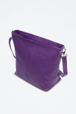 Bandolera de piel Apricale - Violeta
