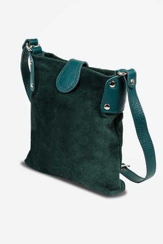 Bandolera de piel - Verde