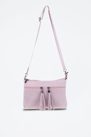 Bandolera de piel - Rosa