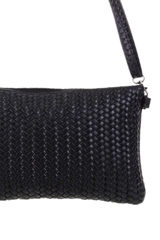 Bandolera de piel Oleggio - Negro