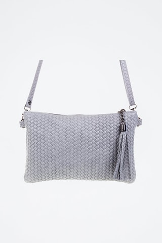 Bandolera de nobuk Oleggio - Gris