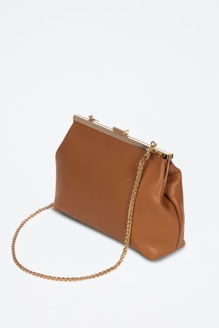 Bandolera de piel Aci - Marrón