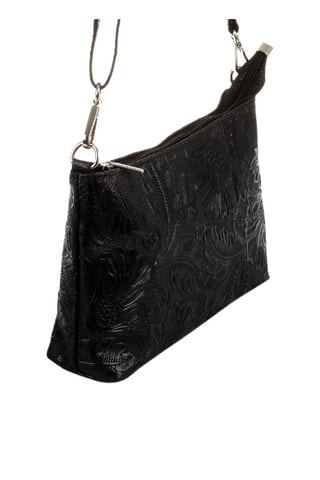 Bandolera de piel Martia - Negro