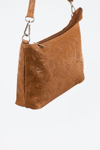 Bandolera de piel Martia - Marrón