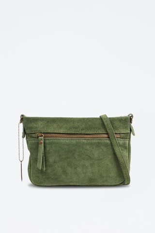 Bandolera de nobuk Arre - Verde