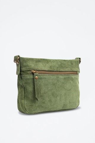 Bandolera de nobuk Arre - Verde