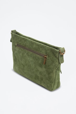 Bandolera de nobuk Arre - Verde