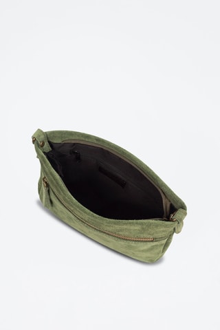 Bandolera de nobuk Arre - Verde