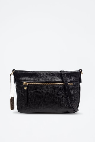 Bandolera de piel Arre - Negro