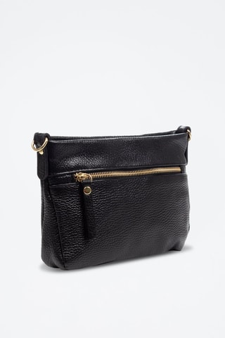 Bandolera de piel Arre - Negro