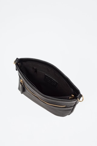 Bandolera de piel Arre - Negro