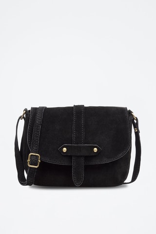 Bandolera de piel - Negro - Firenze Artegiani