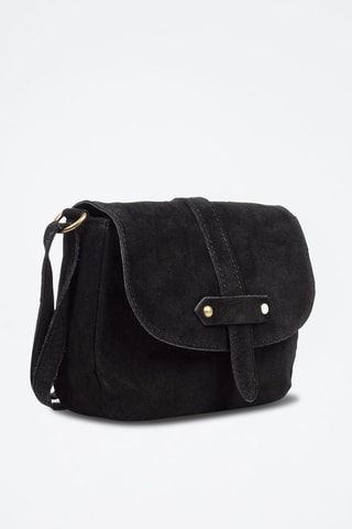 Bandolera de piel - Negro - Firenze Artegiani