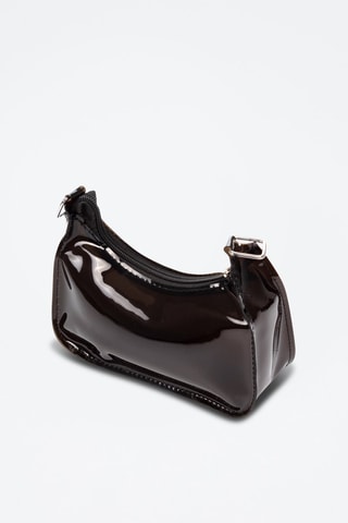 Bandolera de piel - Negro - Iria Quintana