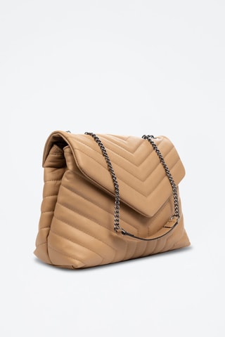 Bandolera de piel Apecchio - Camel