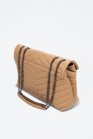 Bandolera de piel Apecchio - Camel