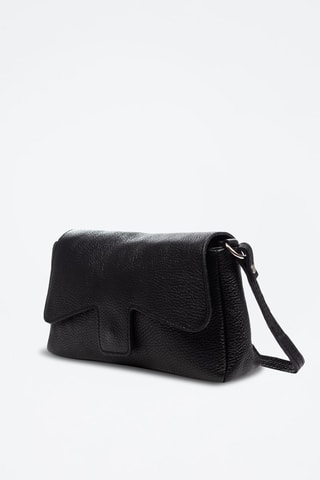 Bandolera de piel Arcade - Negro