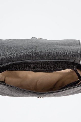 Bandolera de piel Arcade - Negro