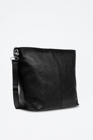 Bandolera de piel Apricale - Negro