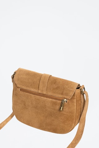 Bandolera de piel - Beige - Firenze Artegiani