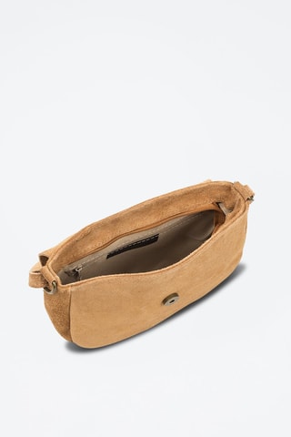 Bandolera de piel - Beige - Firenze Artegiani