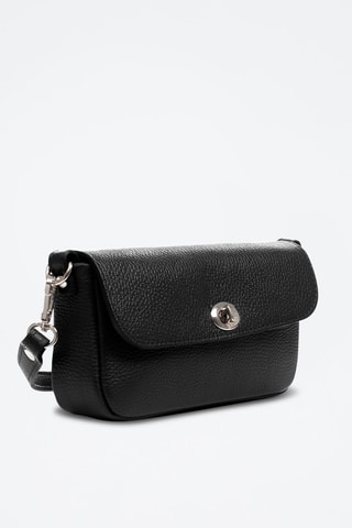 Bandolera de piel Ardenno - Negro