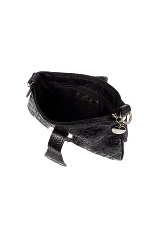 Bandolera de piel Allerona - Negro