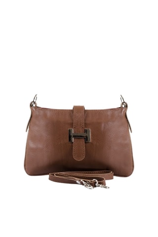 Bolso de piel - Marrón 