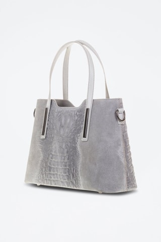 Bolso shopper de piel Fiesole - 
Gris