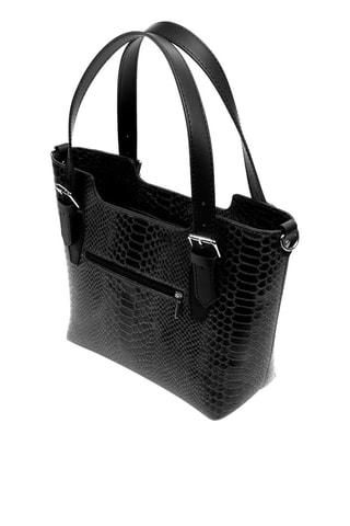 Bolso shopper de piel - Negro - Firenze Artegiani
