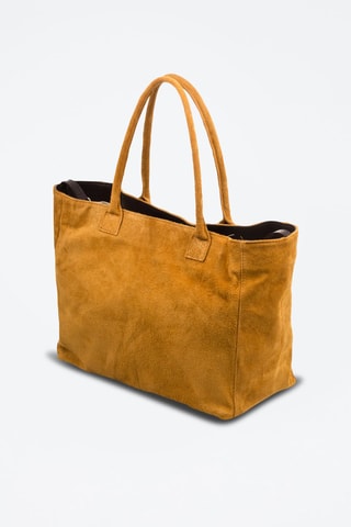 Bolso shopper de nobuk Annagrazia - Marrón