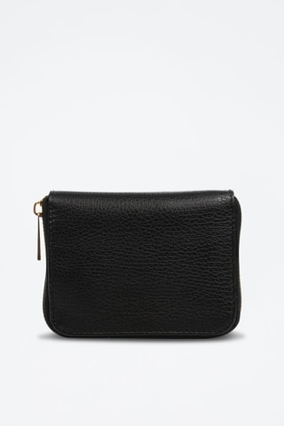 Cartera de piel - Negro
