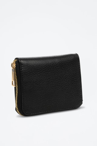 Cartera de piel - Negro
