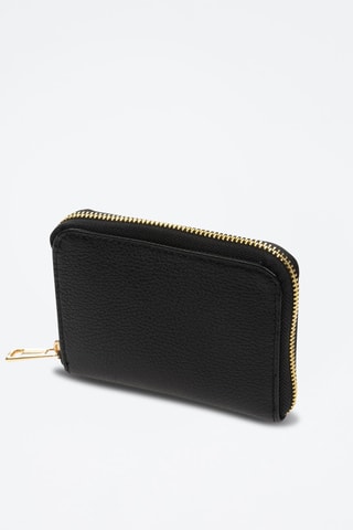 Cartera de piel - Negro