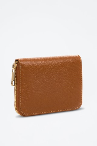 Cartera de piel - Marrón