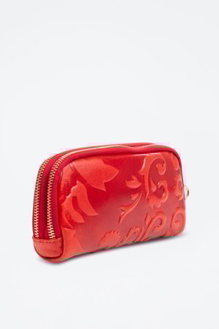 Cartera de piel Arnara - Rojo