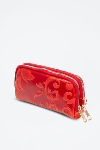Cartera de piel Arnara - Rojo