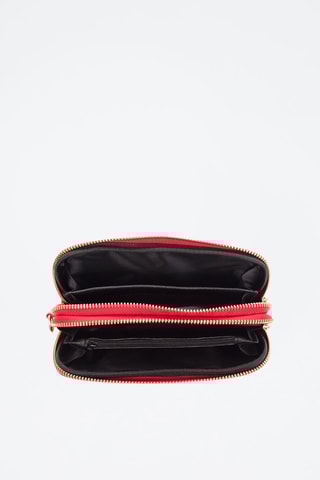 Cartera de piel Arnara - Rojo